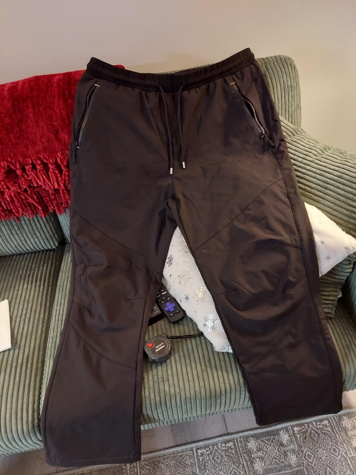 Apotemis Womens Snow Ski Pants Waterproof Windproof Fleece Lined Warm Hiking Insulated Pants customer photo 2