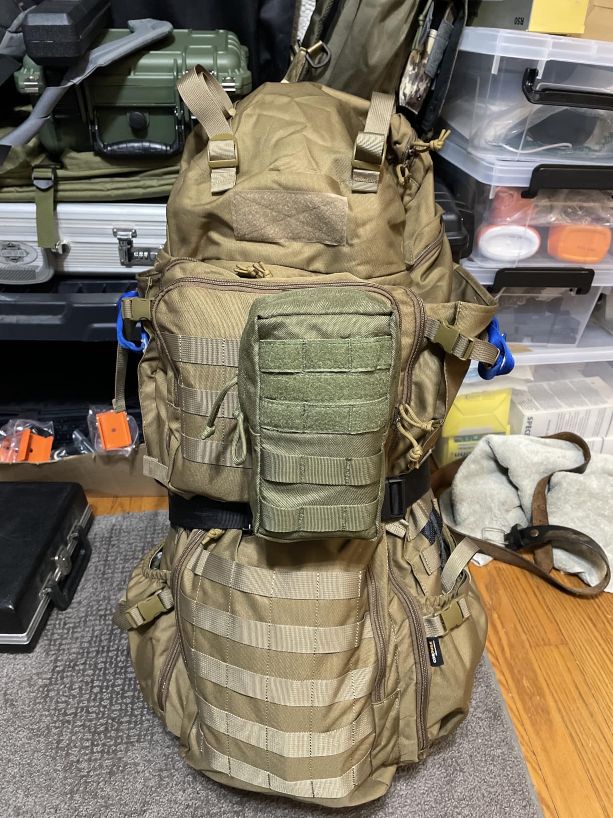 Mardingtop 75L Military Internal Frame Backpack for Men, Cordura Tactical Backpack with Recco for Snowboarding,Hiking,Camping customer photo 2