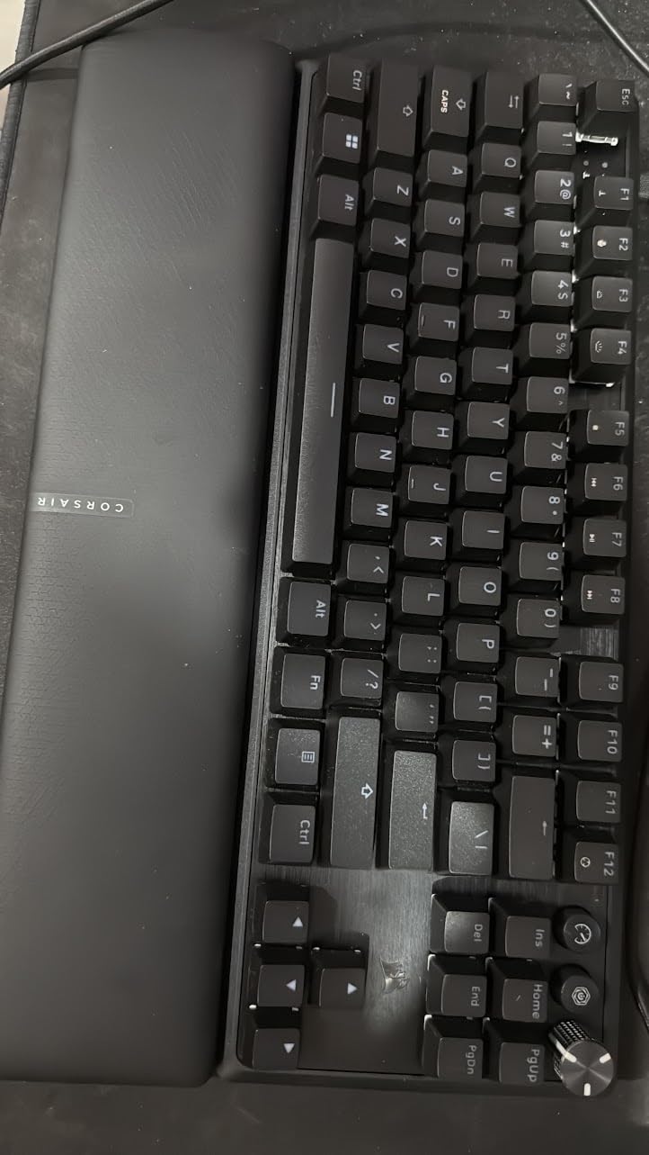 Corsair K70 PRO TKL RGB Tenkeyless Mechanical Wired Gaming Keyboard - Pre-Lubed Hall Effect MGX Hyperdrive Adjustable Switches, Rapid Trigger, ABS Double-Shot, Black customer photo 2