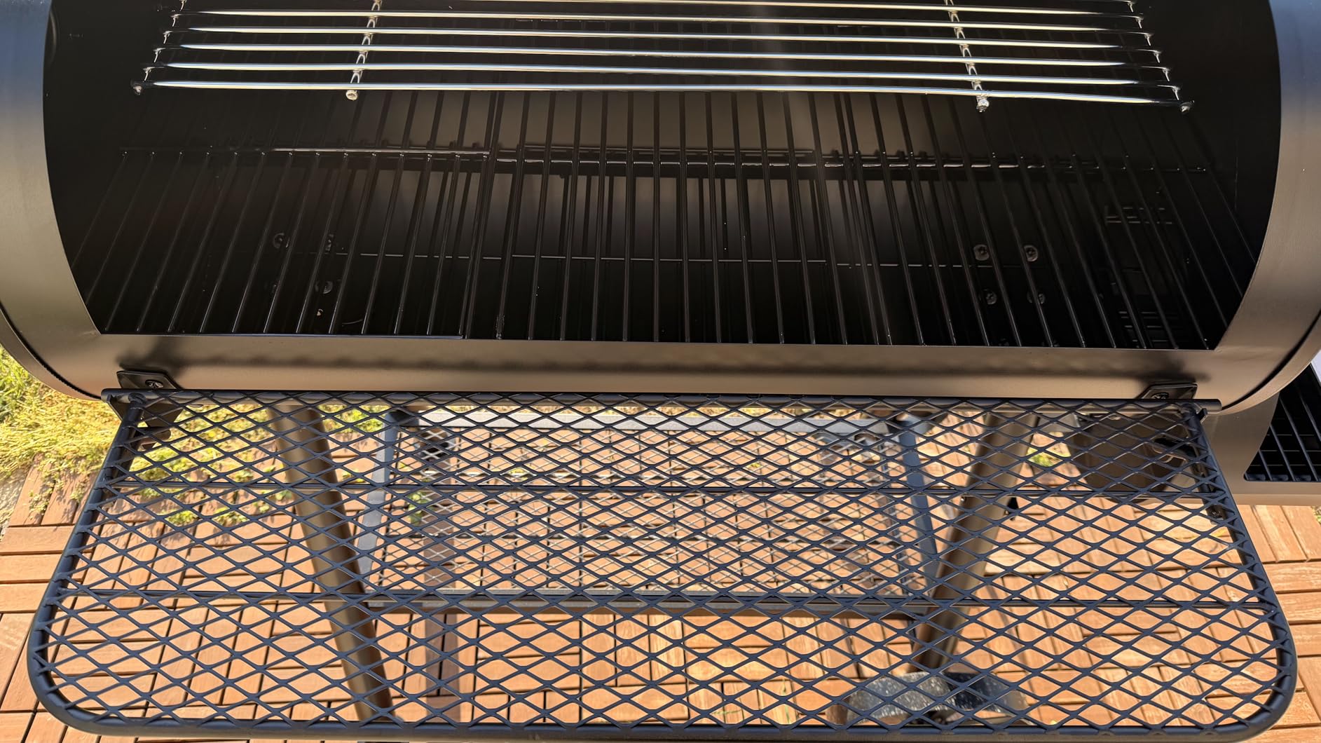 Sophia & William Heavy-Duty Vertical Offset Charcoal Smoker Extra Large Outdoor BBQ Gill with Offset Smoker, 961 SQ.IN. Cooking Area with Warming Tray, Push-out Ash Tray for Event Gathering, Black customer photo 1