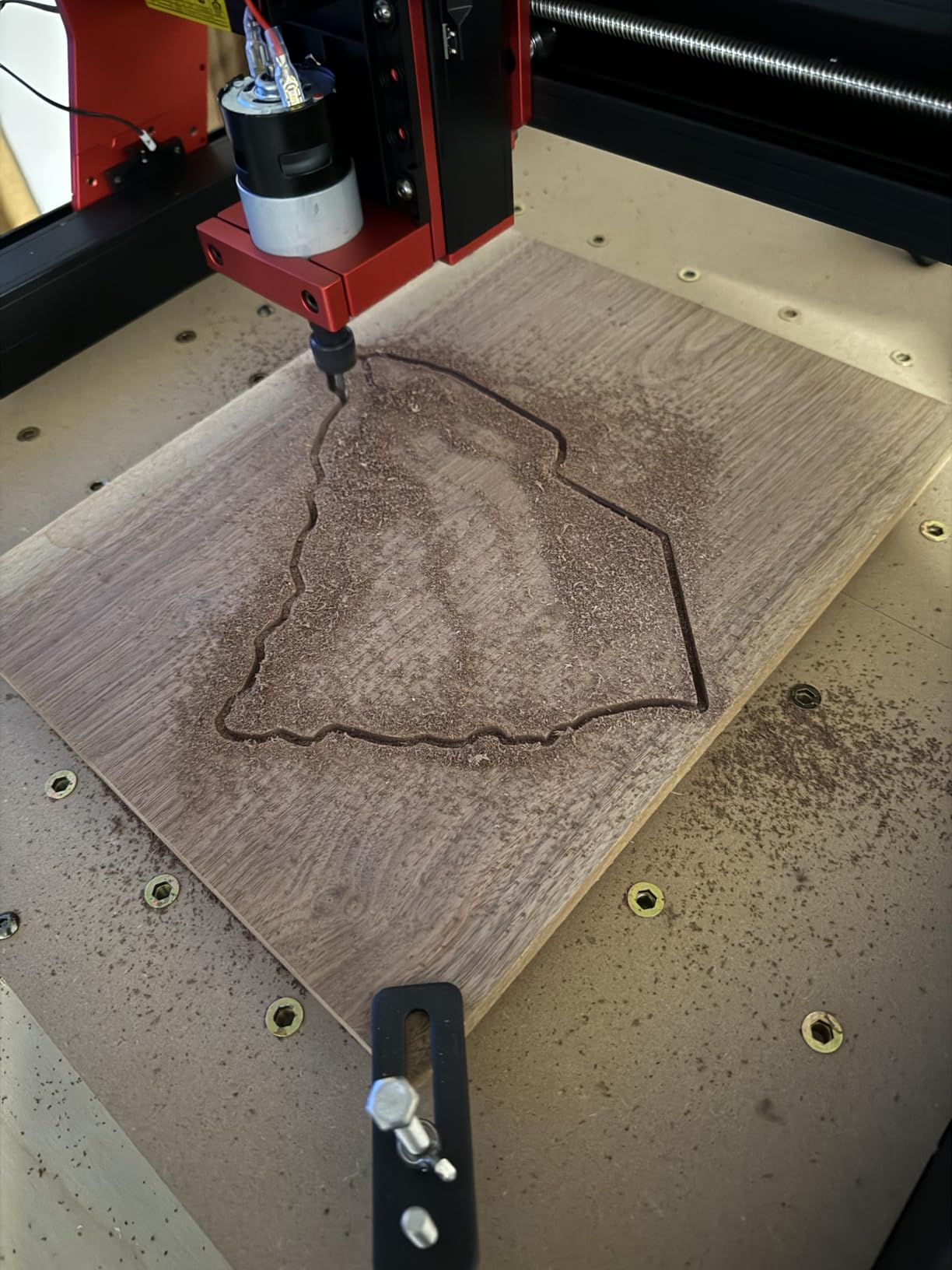 Twotrees TTC450 Pro All-Metal CNC Router Machine with NEMA 57 Stepper Motor 3.5 Touch Screen, Upgraded 3 Axis Engraver Machine, Engraving Milling Machine for Wood Acrylic Aluminum Carving Cutting customer photo 1