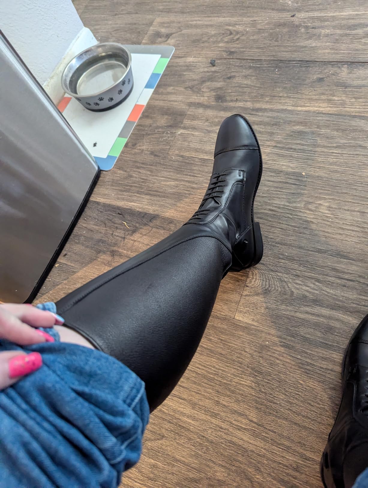 Equinavia Karina Women's Synthetic Leather Equestrian English Horse Riding Tall Field Boots | Includes Reusable Boot Shapers customer photo 1