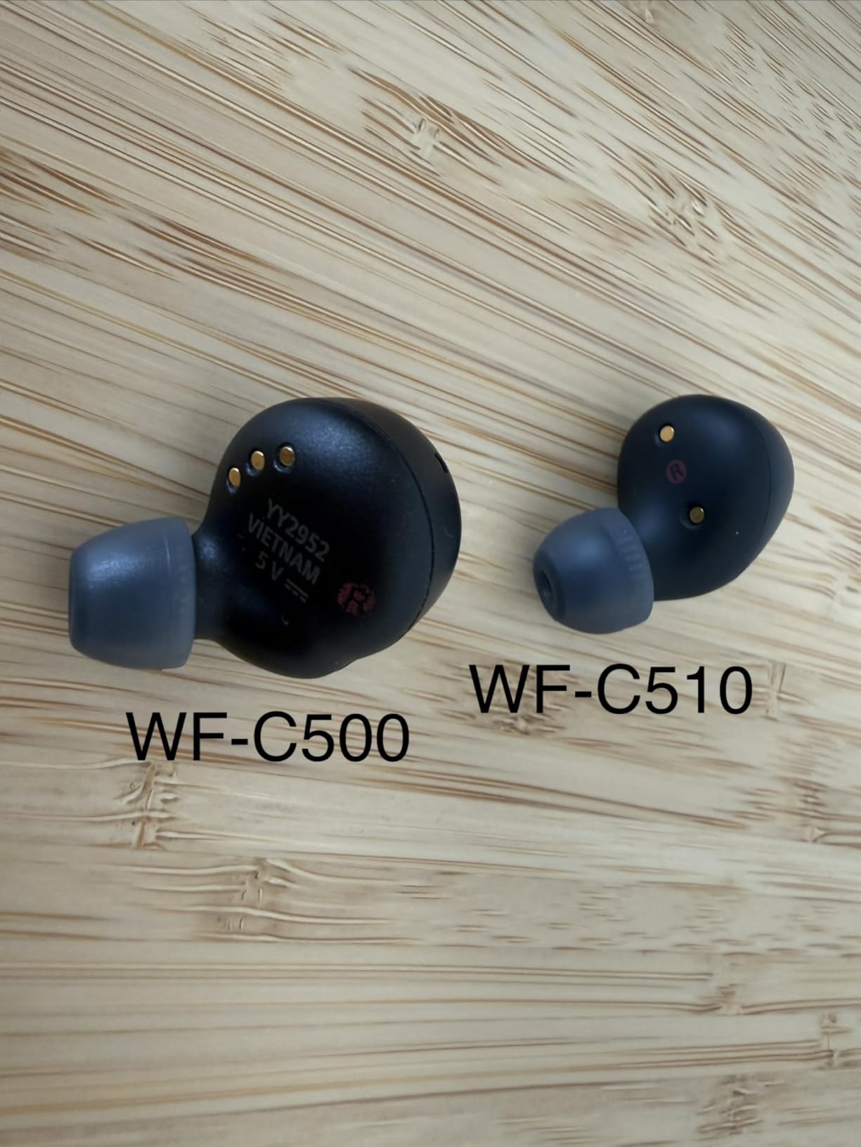 Sony WF-C510 Truly Wireless in-Ear Bluetooth Earbud Headphones with up to 22-Hour Battery, Multipoint-Connection, Mic and IPX4 Water Resistance, Black customer photo 1