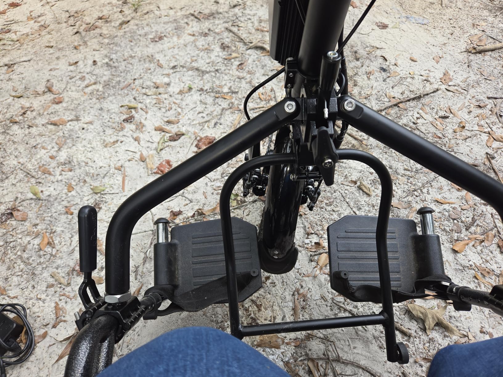 500W Electric Handcycle Wheelchair Attachment, Wheelchair Power Attachment Lightweight, Electric Handbike Hand Cycle, Wheel Chair Tractor Pull Device Portable, 16inch Wheels, 36V 16Ah Lithium Battery customer photo 1
