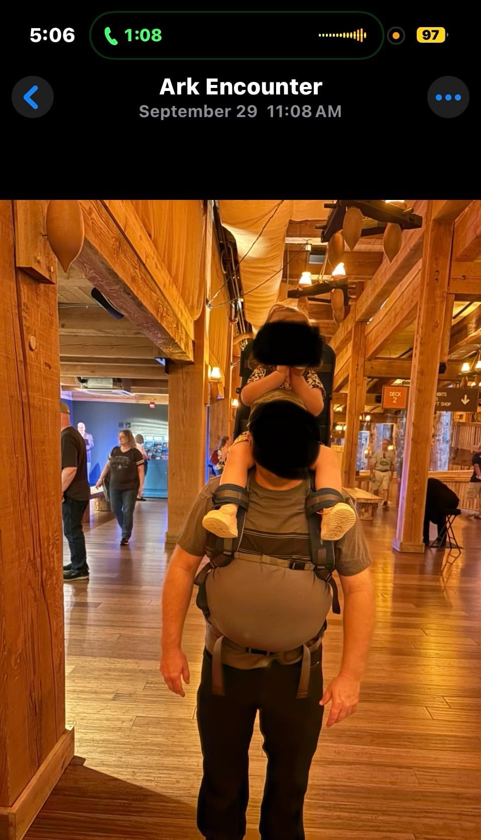 WIPHA Hiking Backpack Carrier, Lightweight Toddler Shoulder Carrier with Sun Shade, Foldable Frame, Breathable Mesh Backrest, Toddler Hiking Backpack for Kids 6 Months to 2 Years Old customer photo 1