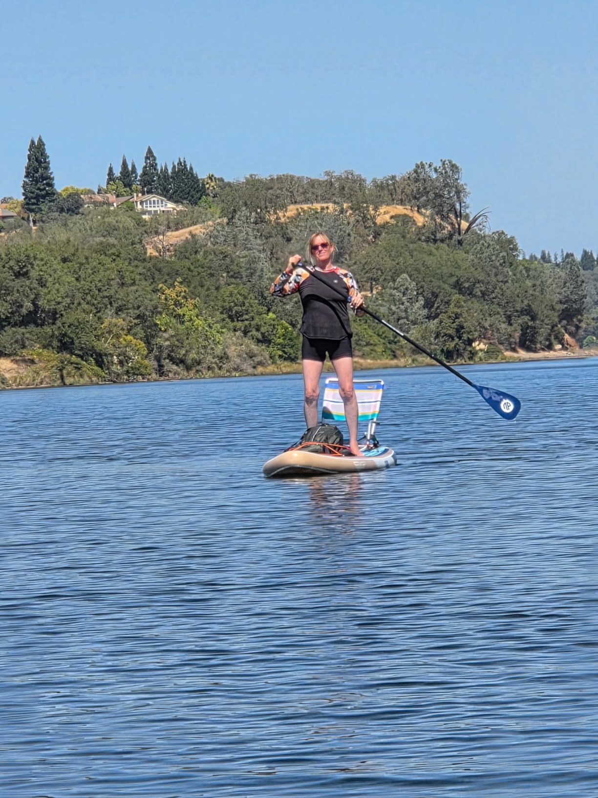 Niphean Extra Large Inflatable Paddle Board, SUP for 2+1 People/Family 500lbs Capacity Stand Up Paddle Board with SUP Accessories, StabilTrac Fin Non-Slip Paddleboard for Adults customer photo 1