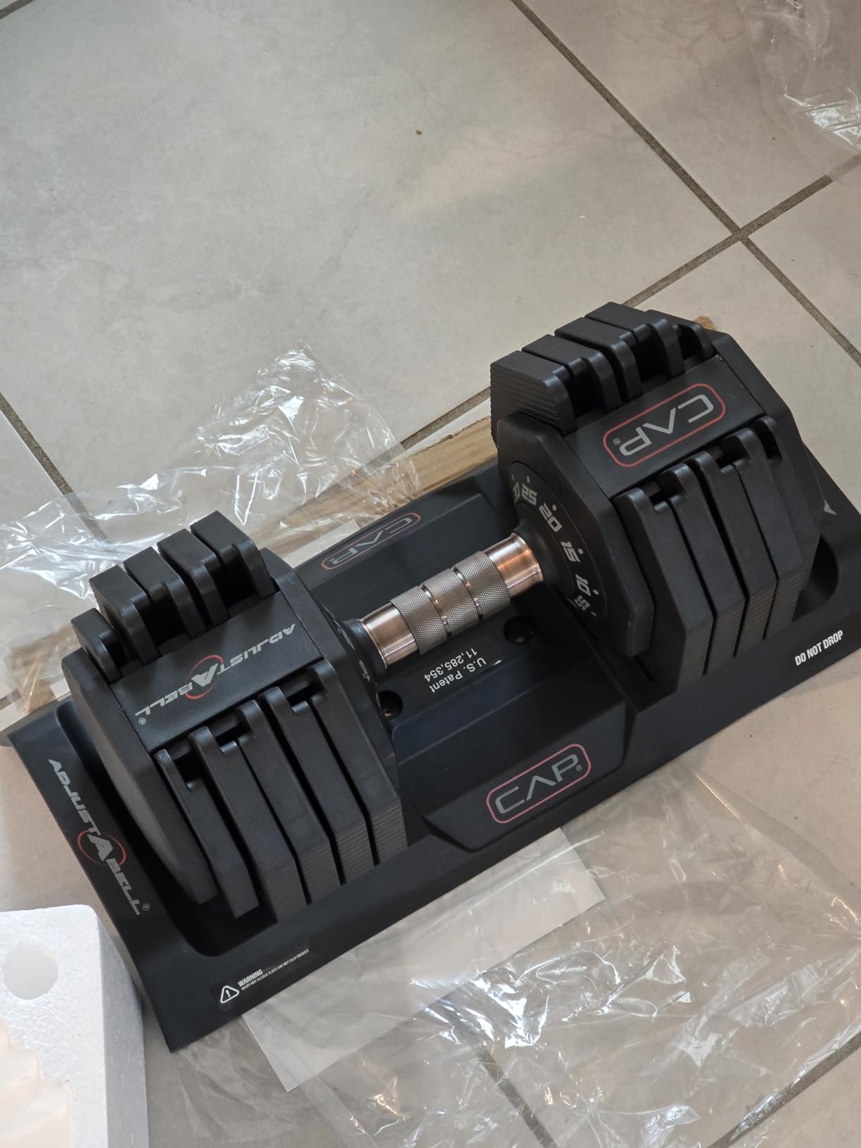 CAP ADJUSTABELL Adjustable Dumbbell Weights - Singles & Pairs, 12.5 lb, 25 lb & 55 lb customer photo 1