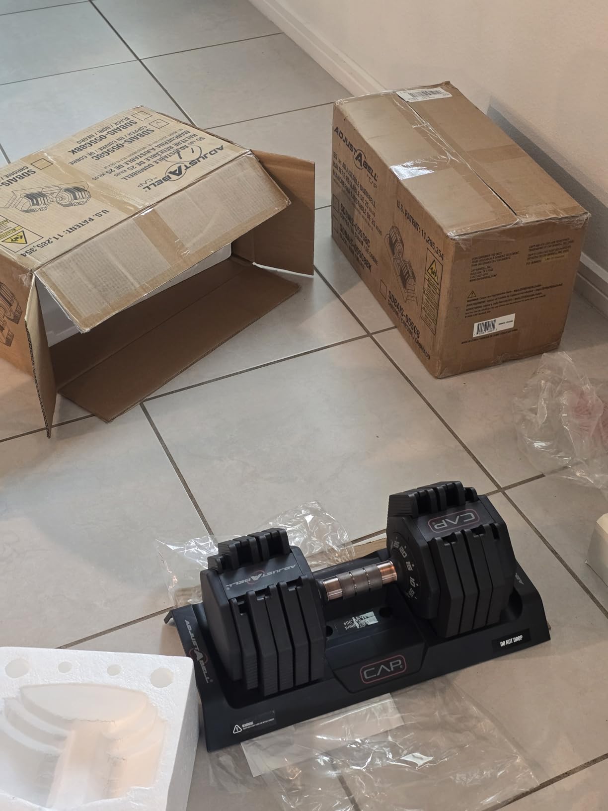CAP ADJUSTABELL Adjustable Dumbbell Weights - Singles & Pairs, 12.5 lb, 25 lb & 55 lb customer photo 2