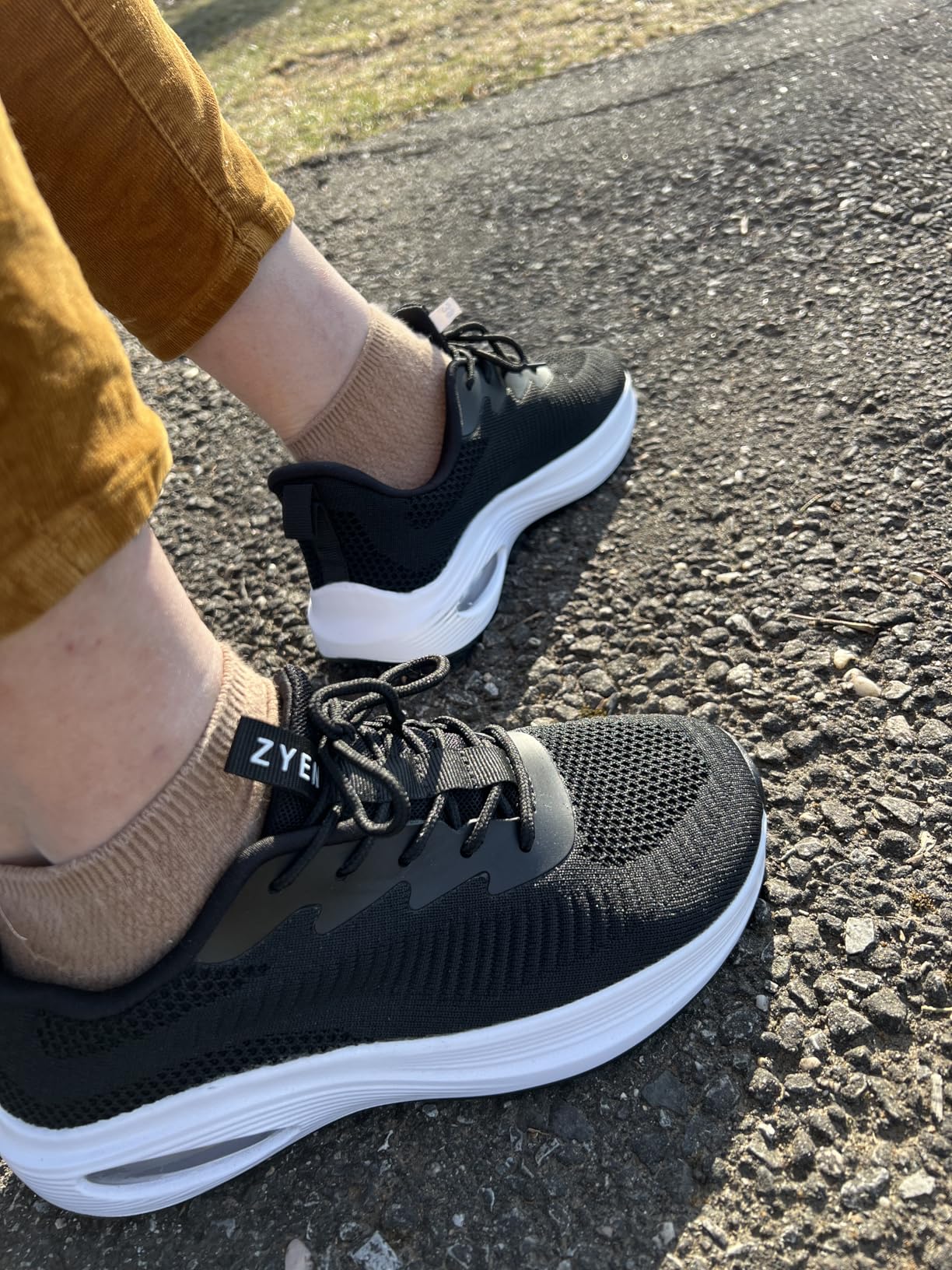 Wide Toe Box Shoes Women Air Cushion Road Running Shoes Extra Wide Width Sneakers Arch Support Gym Athletic Tennis Sneakers customer photo 2