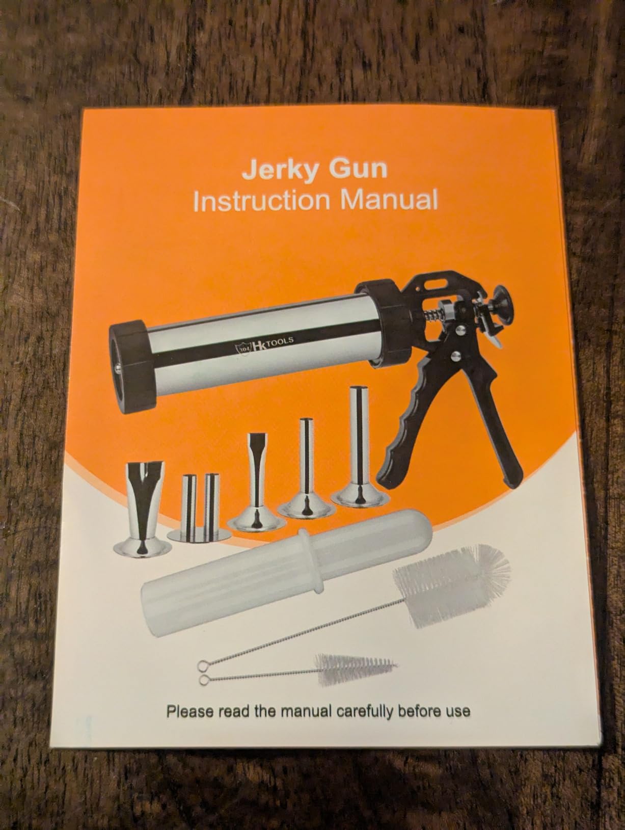 5rd Gen 2.5 LB Jerky Gun Kits, Jerky Maker Gun, Meatball Maker, Stainless Steel Sausage Stuffer Jerky Making Gun with 6 Stainless Nozzles, 2 Cleaning Brushes, 1 Stomper, Gifts for Women Men customer photo 2