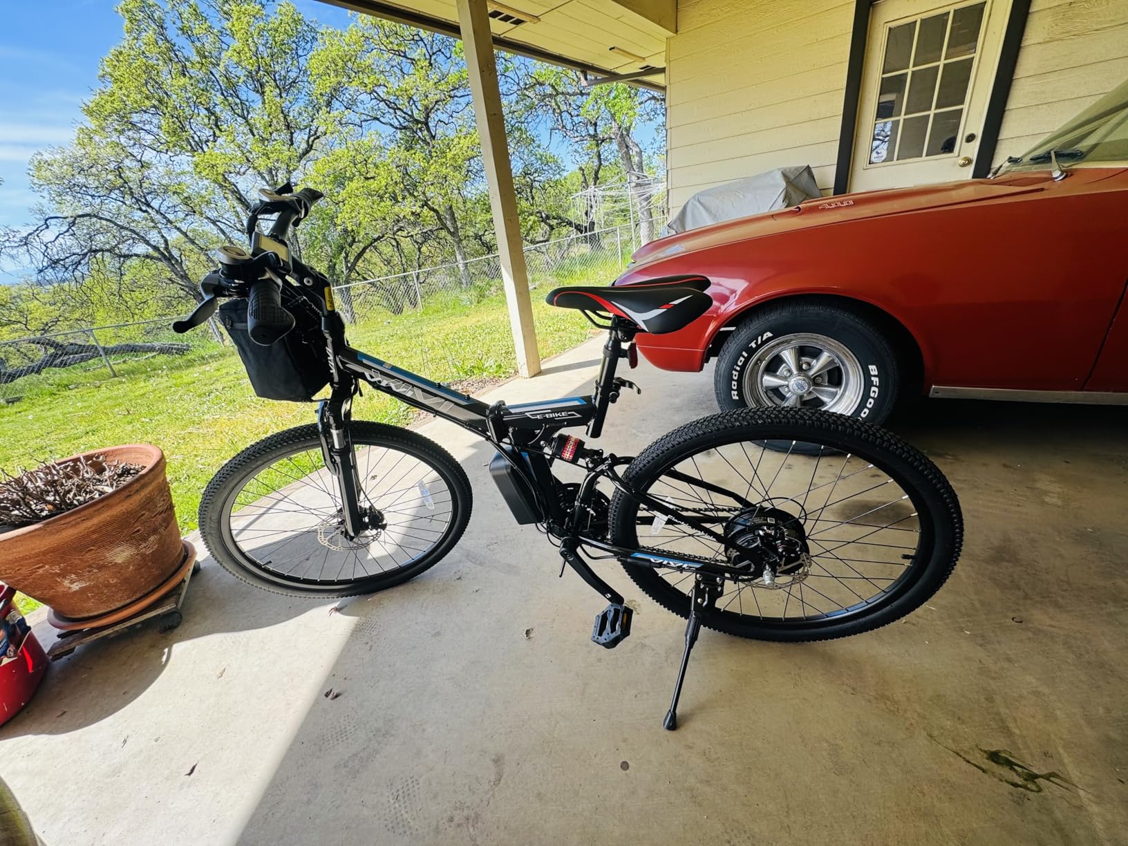 Vivi Electric Bike for Adults, 750W Rated Folding Electric Mountain Bike 26'' Commuter Ebike 20MPH Foldable Ebike Adult Electric Bicycles with Battery, Dual Shock Absorber, SGS Certified to UL2849 customer photo 2