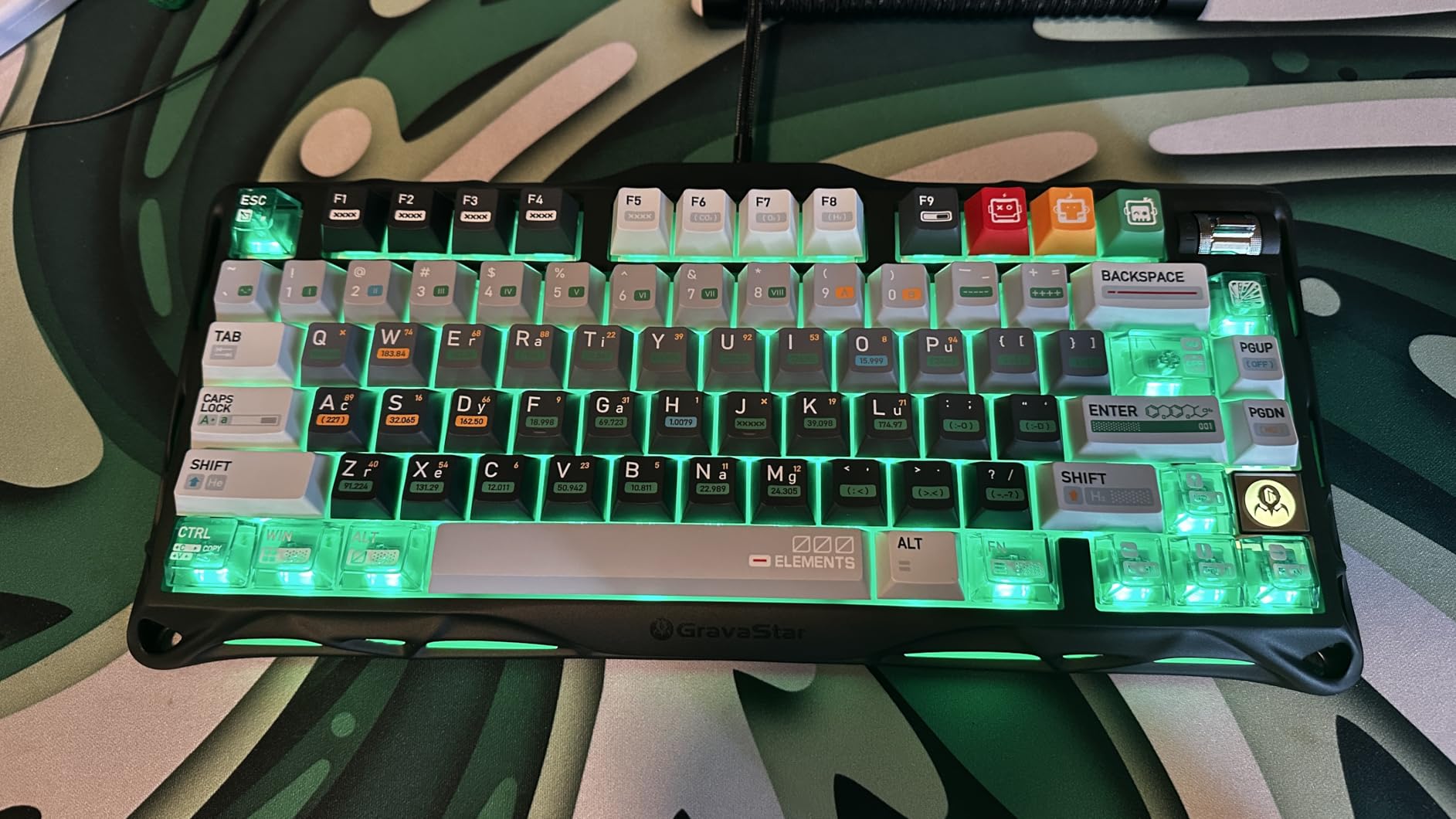 GravaStar Mercury K1 75% Wireless Mechanical Gaming Keyboard, Aluminum Alloy, Gasket Compact Custom Keyboard Hot-Swap Socket, Linear Switches, RGB Backlit customer photo 2