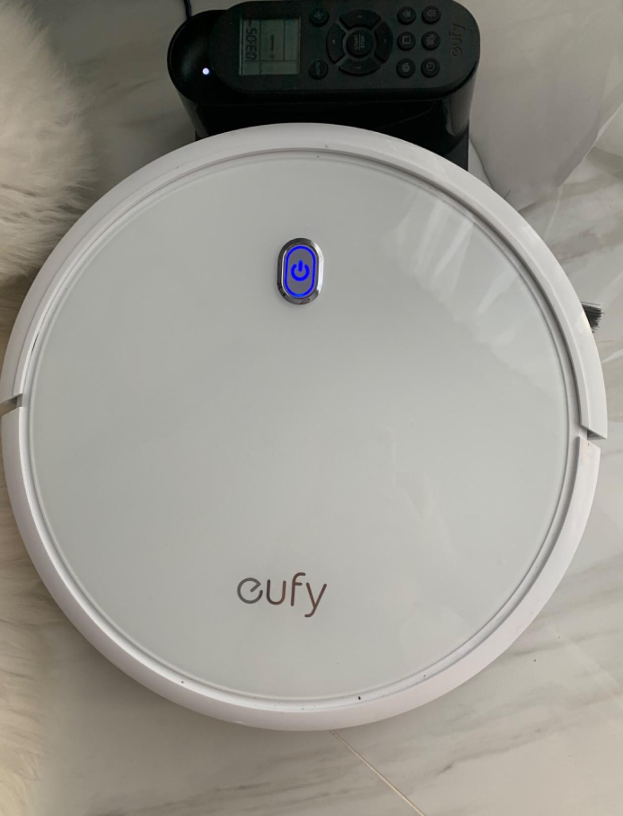 Eufy X10 Pro Omni Robot Vacuum and Mop Combo, 8,000 Pa, Dual Mops with 12 mm Auto-Lift and Carpet Detection, Self-Emptying, White customer photo 2