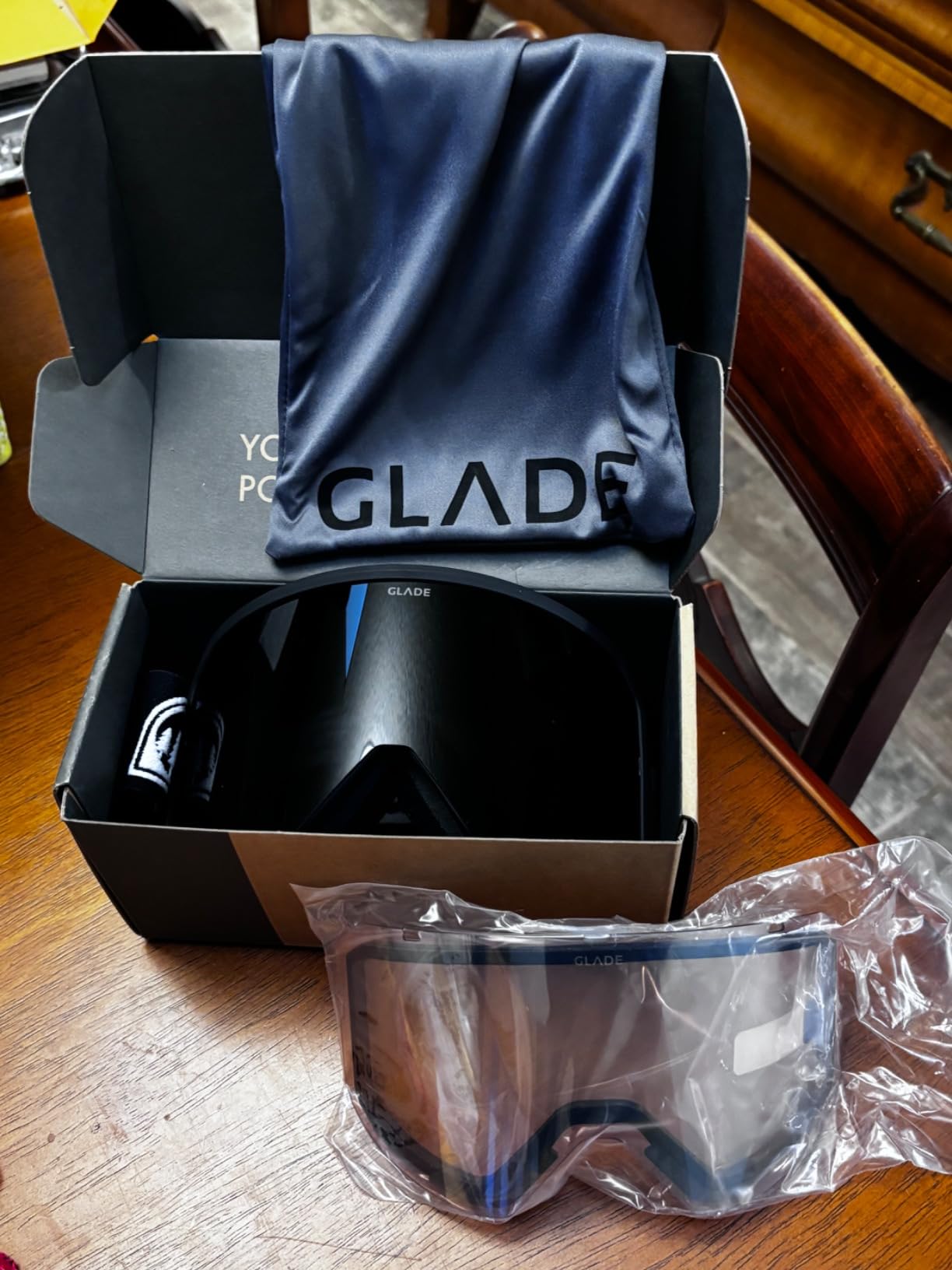GLADE Mesa Ski Goggles - Anti-Fog, Interchangeable Lens System, 100% UVA/UVB Protection, Designed in Colorado customer photo 1