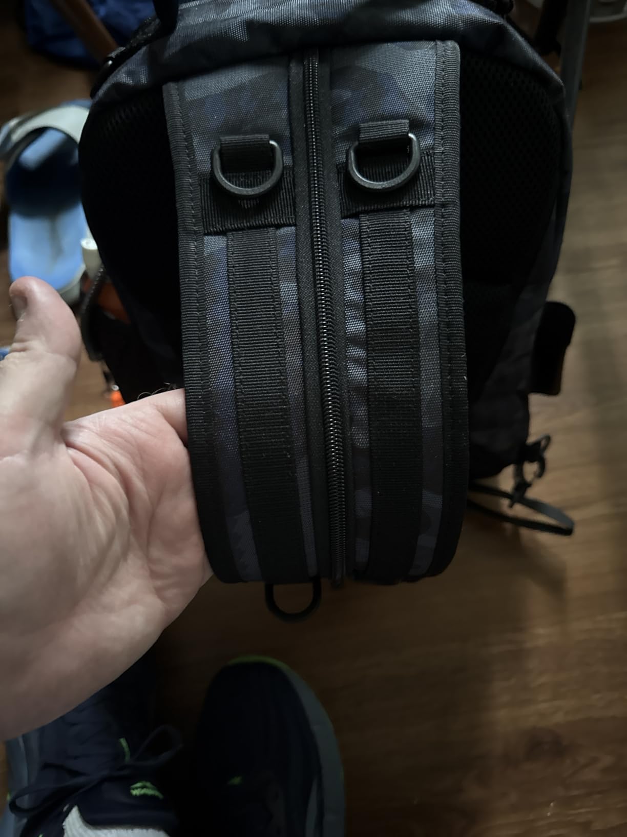 KastKing BaitSpace Fishing Sling Bag, Fishing Backpack with Rod & Beverage Holder, Tackle Bag for Fishing Gear customer photo 2