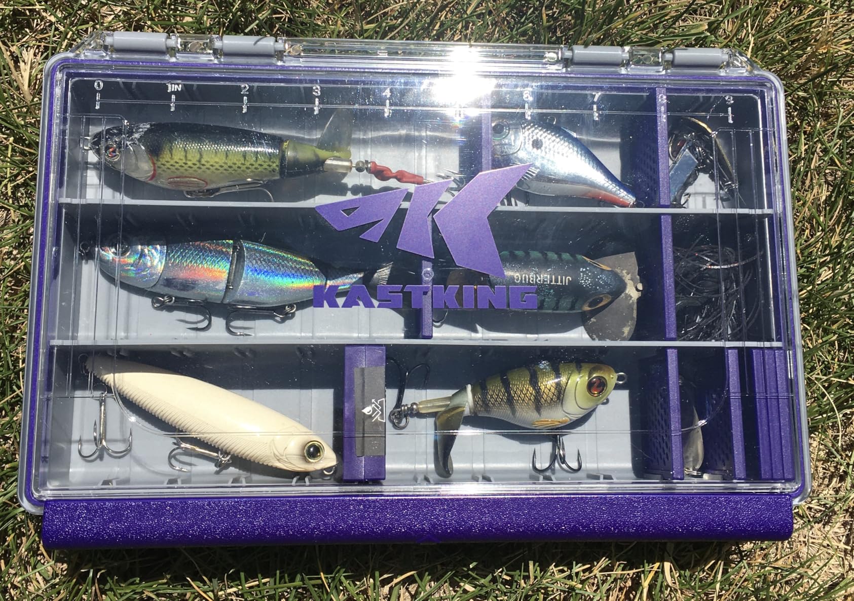 KastKing HyperSeal Waterproof Tackle Box, 3600 and 3700 Tackle Trays, Fishing Tackle Box Organizer with Removable Dividers, Lure Box and Terminal Tackle Storage,Black customer photo 2