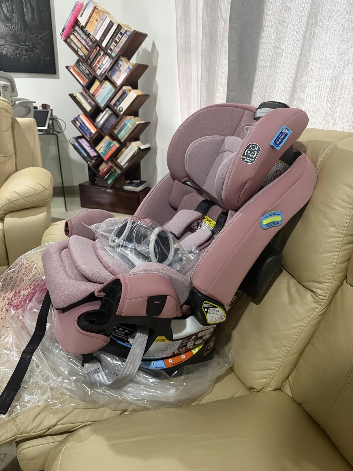 Graco 4Ever DLX 4-in-1 Car Seat, Infant to Toddler, Maven, 10 Years of Use customer photo 2
