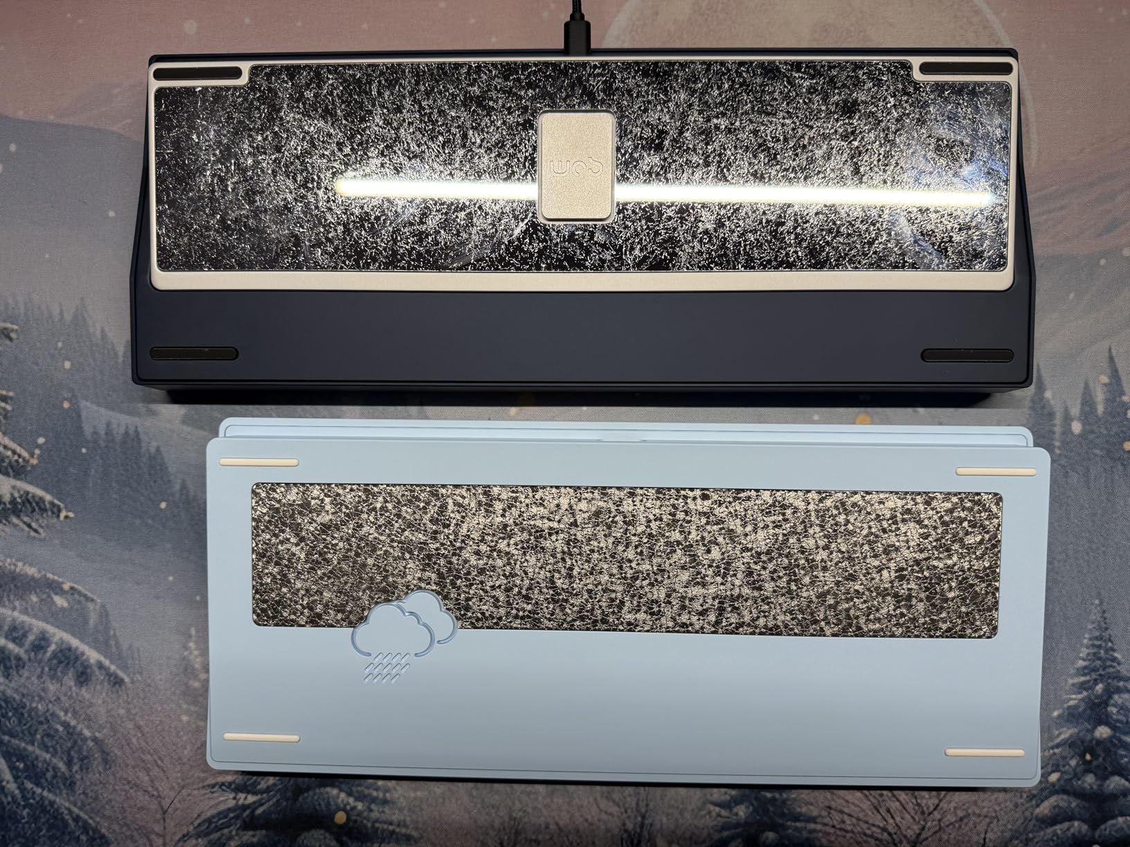 WOBKEY Crush 80 Reboot CNC Aluminum 5-Second Quick-Release Triple-Mode Connectivity Mechanical Keyboard with Superior Acoustics (Pro Navy) customer photo 2