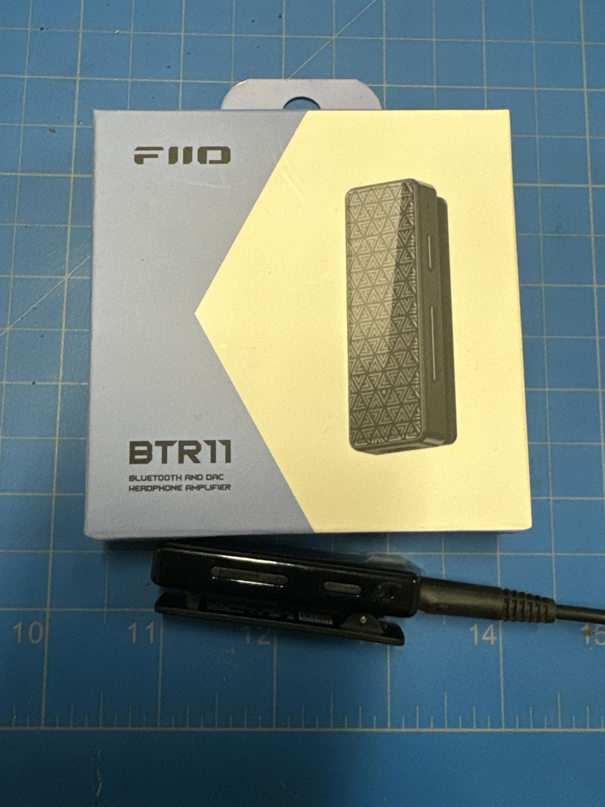 FiiO BTR11 Bluetooth 5.3 Receiver LDAC 3.5mm Built-in Mic Wireless Audio Headphone Amplifier Adapter (Black) customer photo 1