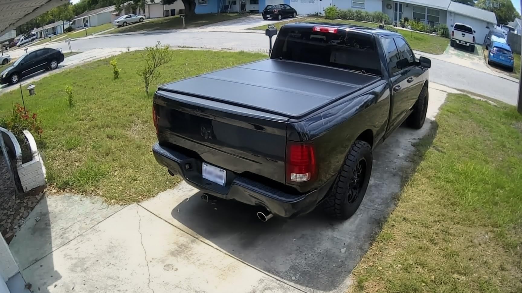AUTOSAVER88 FRP Hard Tri-fold Truck Bed Tonneau Cover Fits for Dodge Ram 1500 2009-2026 (Classic & New) 5.7ft Bed Without Rambox customer photo 1