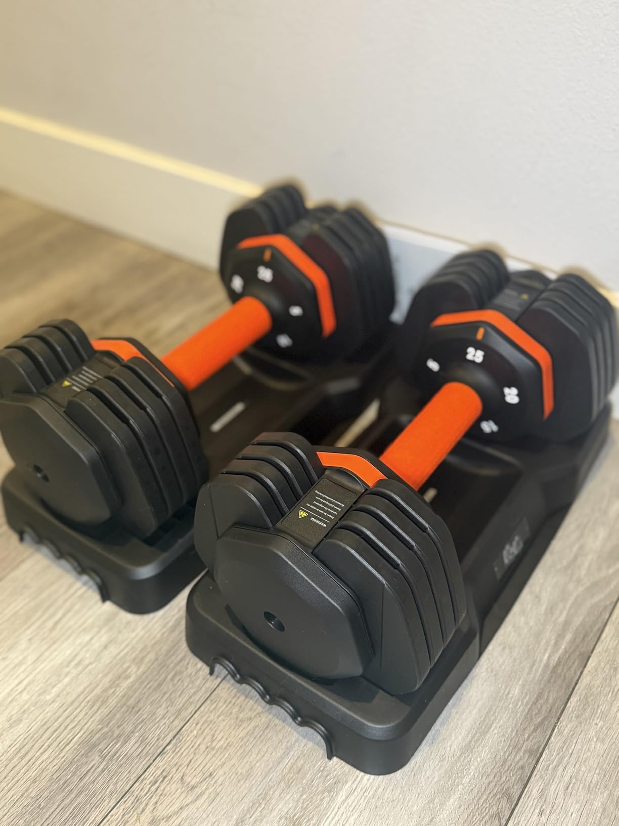 2026 FDB2 Updated Adjustable Dumbbell Set of 2, 110lbs/50lbs with Storage Box customer photo 1
