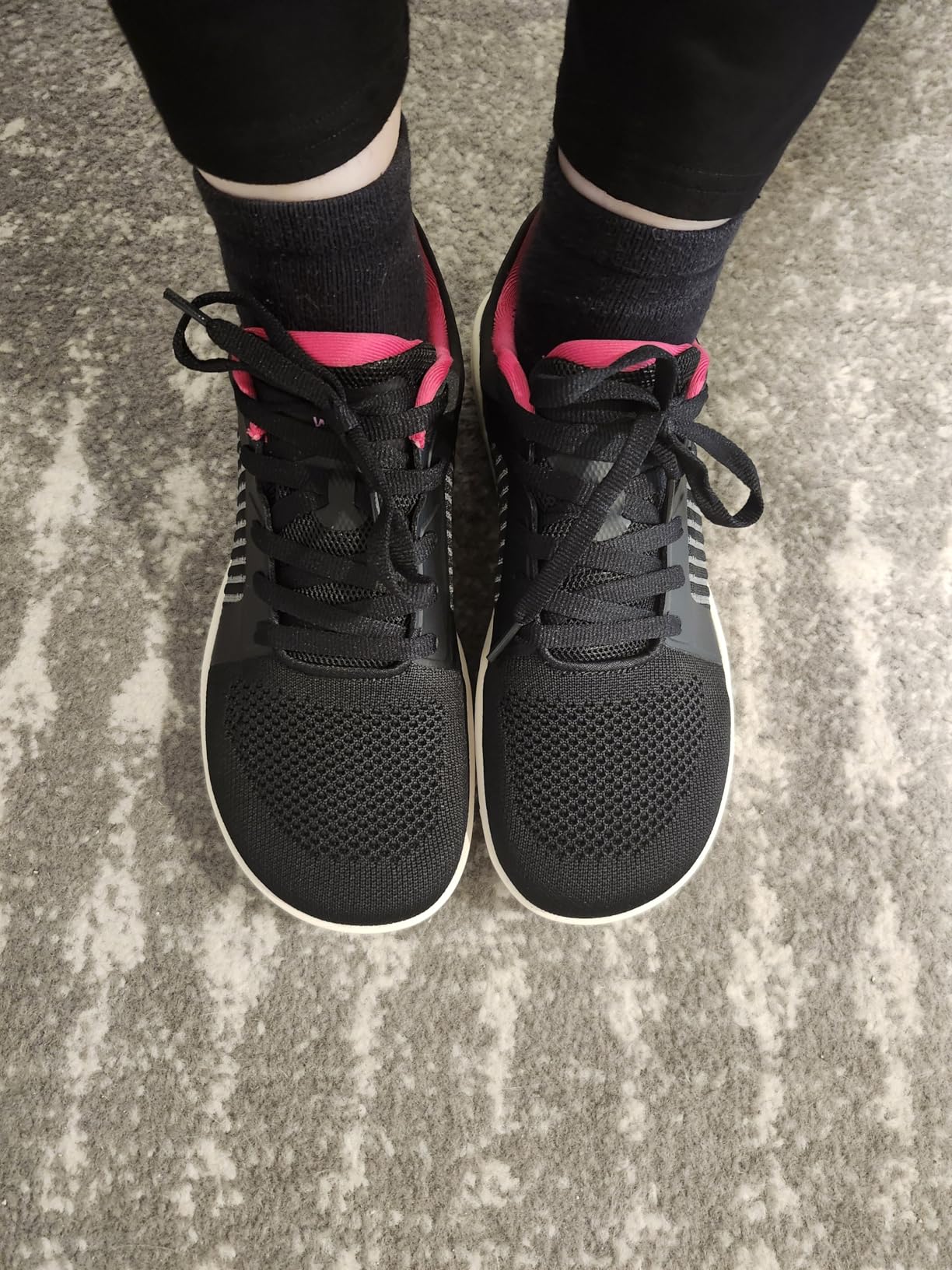 Women's Wide Barefoot Trail Running Shoes | Minimalist Hiking Footwear | Zero Drop | Flexible Traction customer photo 2