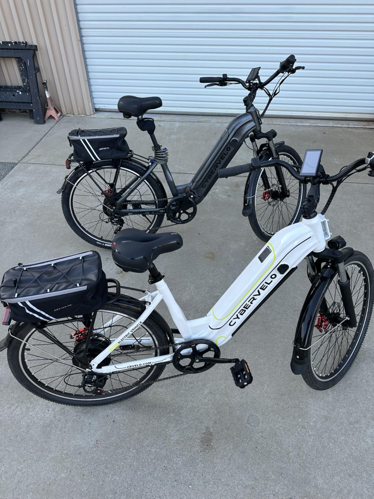 Cybervelo 750W Peak Electric Bike for Adults, up 80 Miles Removable Battery Ebike, 26