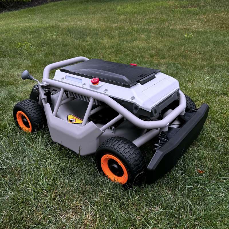 Mowrator S1 4WD 12Ah Remote Control Lawn Mower, All-Season Yard Care, 75% (37 Degree) Slope Climbing, 21 Inch Cutting Width, 1.5-4.3 Inch Adjustable Cutting Height, Up to 0.75 Acres customer photo 1