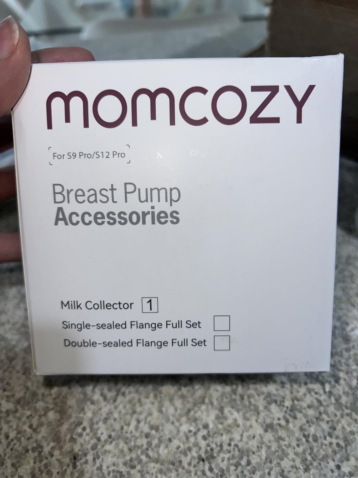 Momcozy S9 Pro Upgraded Wearable Breast Pump, Hands-Free Design with Extended Battery Life & LED Display, Double Electric Portable Pump with 2 Modes & 9 Levels, 24mm, 2-Pack, Gray Color customer photo 2