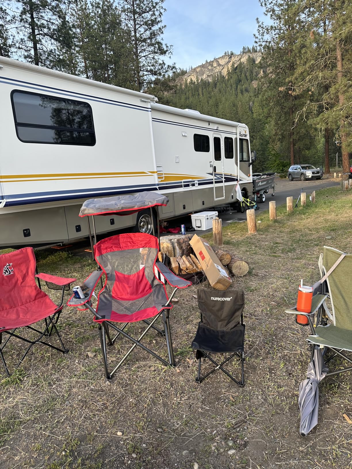 ALPHA CAMP Heavy Duty Canopy Camping Chair, 350 lbs Capacity Oversized Folding Chair with Adjustable Sunshade, Portable Sunshade Chair with Cup Holder customer photo 1