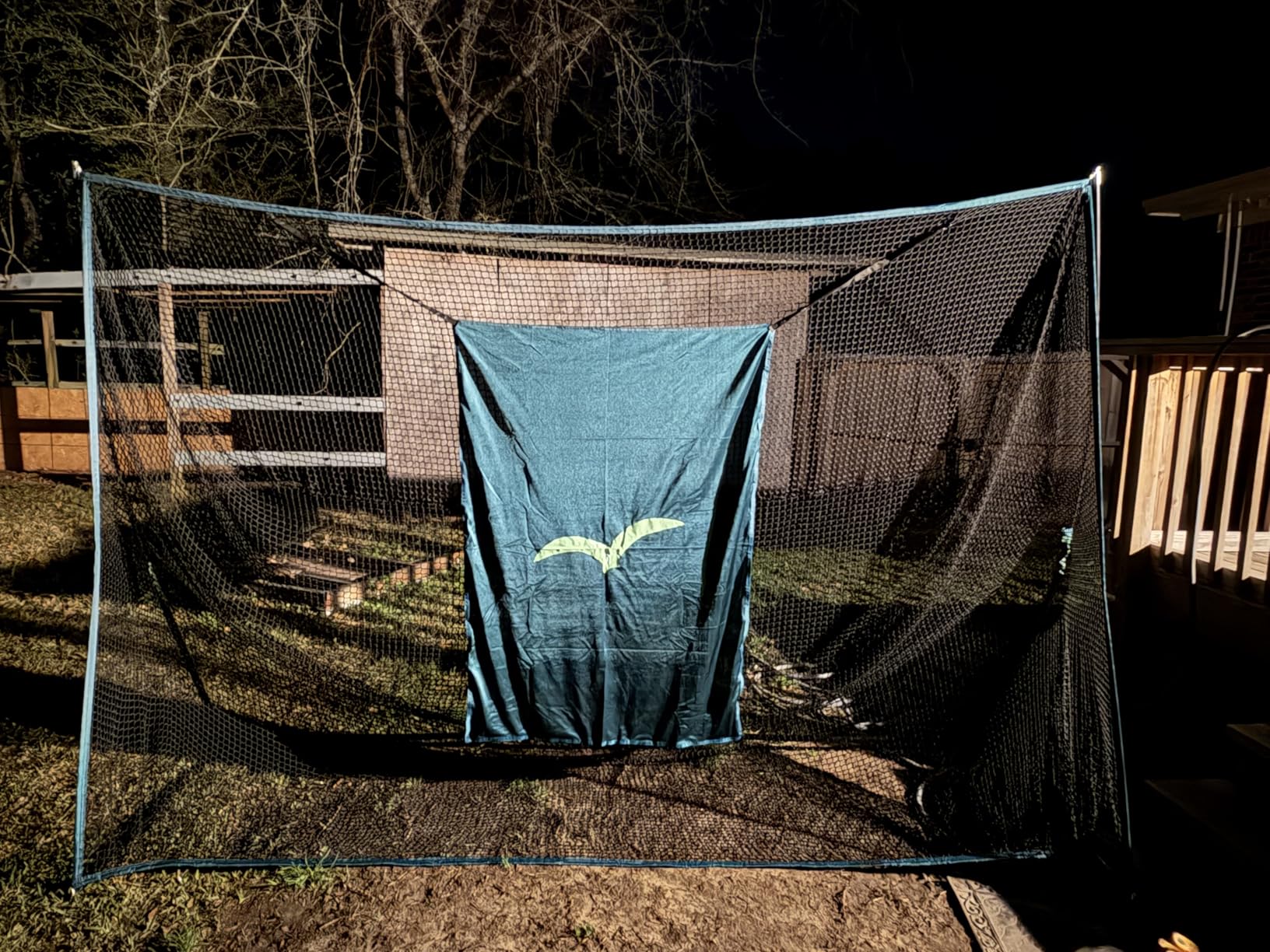 BirdiePro® - American Pro Golf Practice Net, 10x7ft Heavy Duty Golf Hitting Net with EchoShield™ Target & FlexWeave™ Net, Indoor Outdoor Training Backyard, Full Set with Mat, Balls & Cap customer photo 2