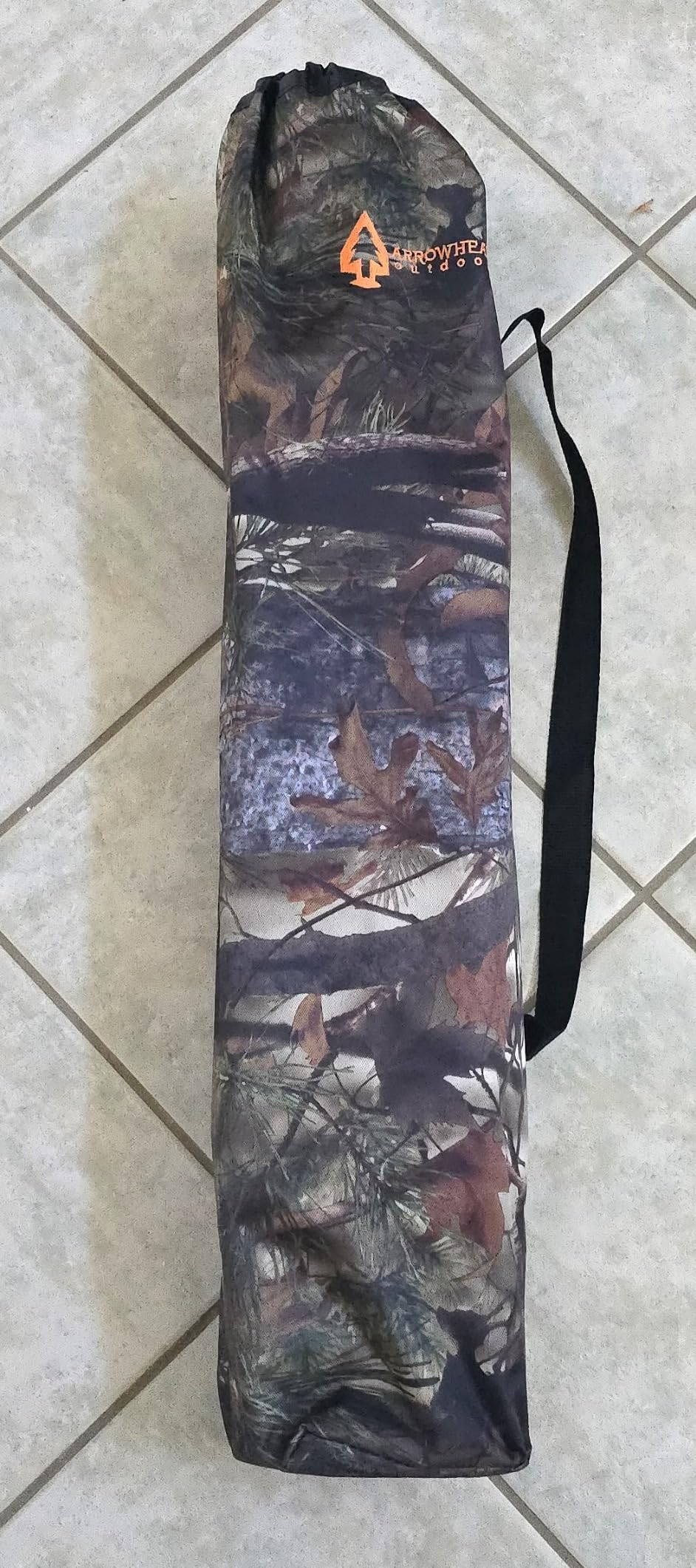 ARROWHEAD OUTDOOR Portable Folding Turkey Hunting Blind Chair with Padded Armrest, No-Sink Feet and Shoulder Strap, Camouflage, Low Profile, Mesh Seat customer photo 2