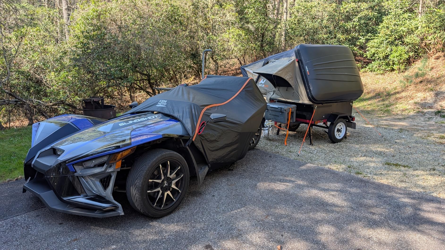 Naturnest Sirius 1 Hardshell Rooftop Tent, Clamshell Pop Up Car Roof Tent for 2-3 Person Camping, Waterproof UV-Resistant 4 Season Overland Tent customer photo 2