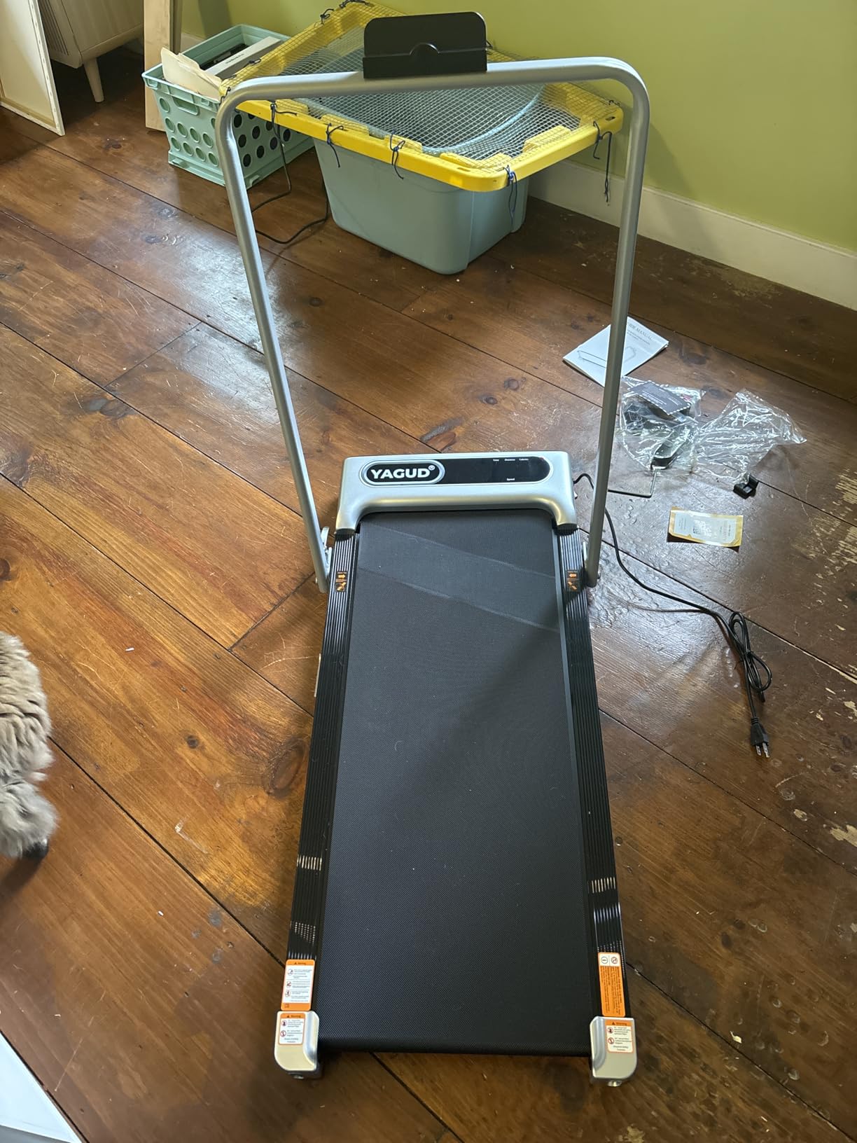Walking Pad Treadmill for Home, Incline Walking Pad with Handle Bar customer photo 1