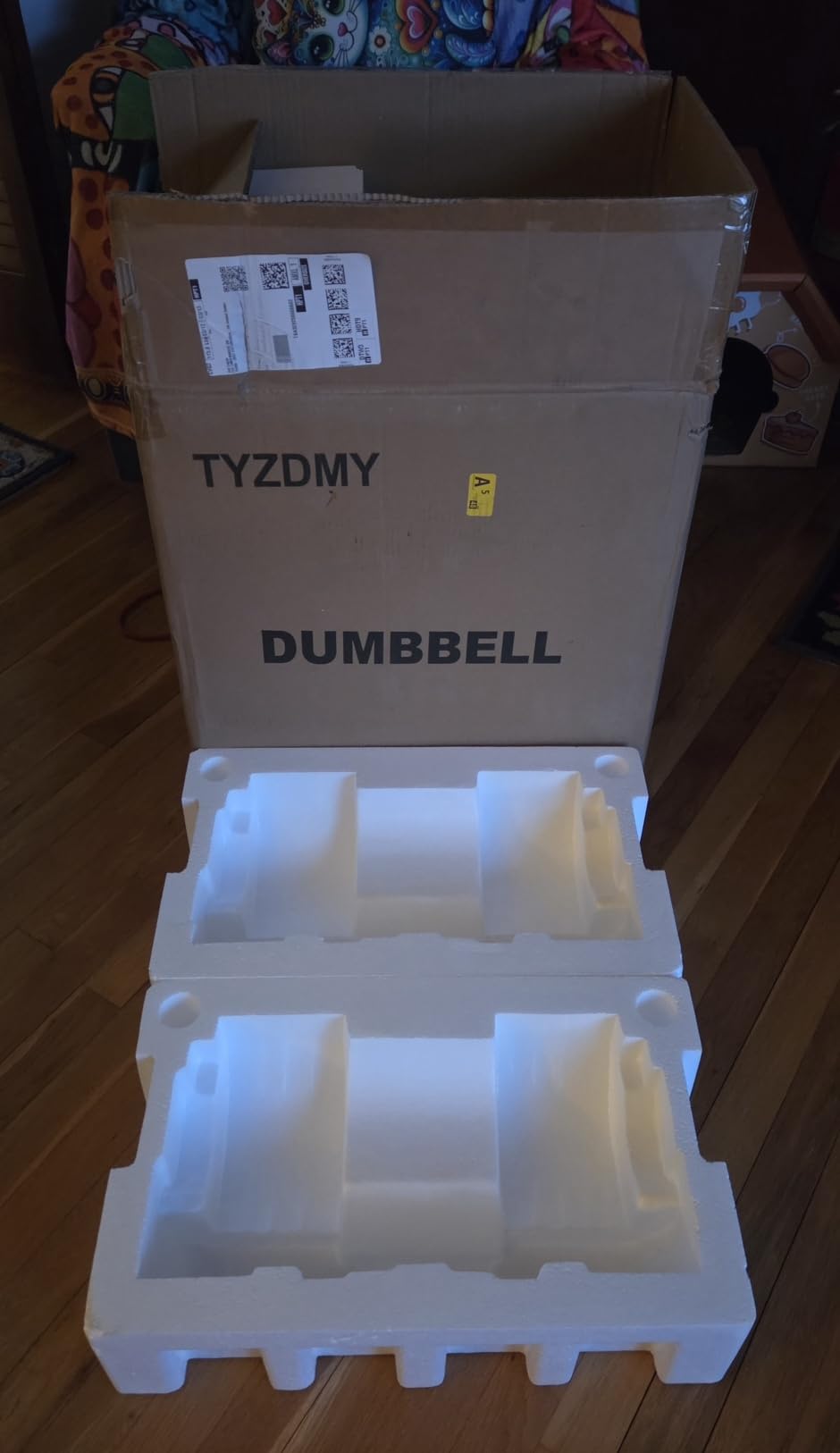 TYZDMY Adjustable Dumbbells Set of 2, 52.5 lbs pair 105 lbs, 15 in 1 customer photo 1