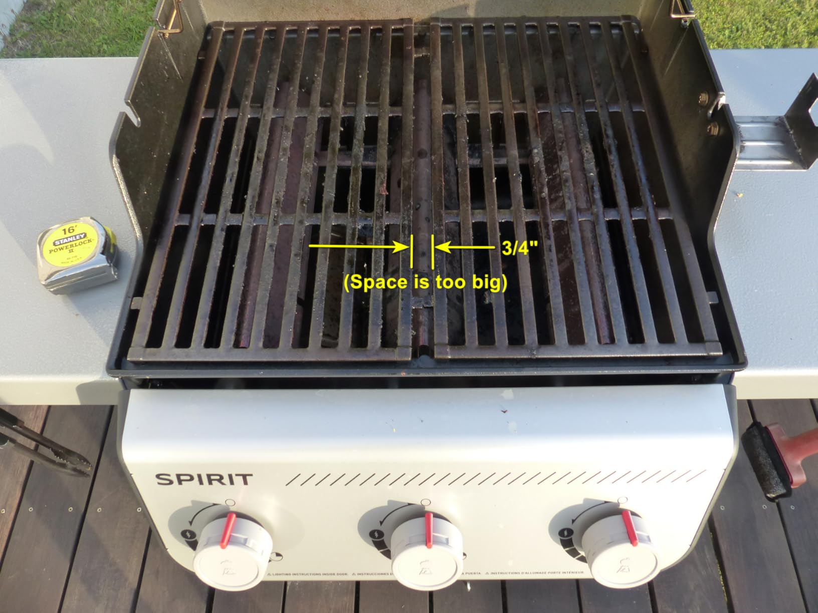 Weber Spirit E-210 Liquid Propane Gas Grill for Outdoor Cooking and BBQ, 2 Burners, Black - Porcelain-Enameled Cast-Iron Grates & Snap-Jet Ignition customer photo 1