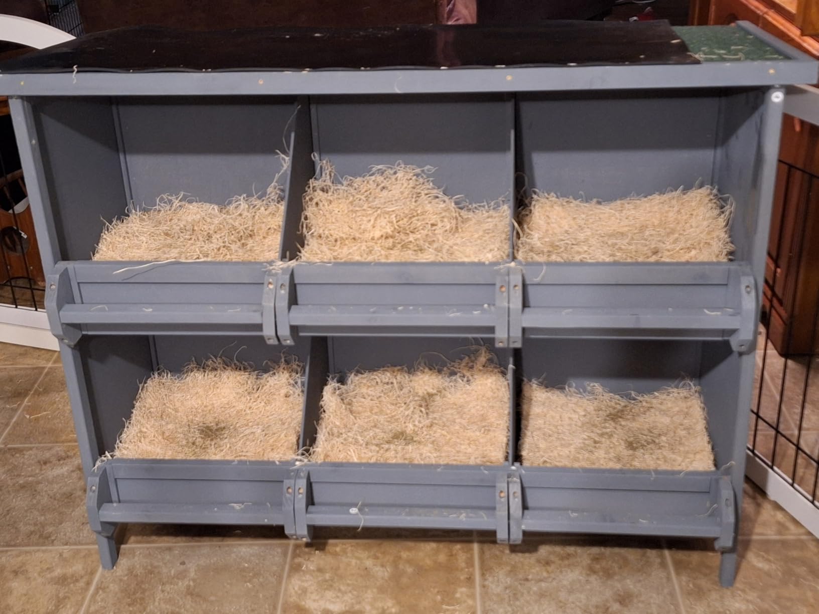Chicken Coop for10-12 Chickens, Large Wooden Chickens Run, Outdoor Walk in Poultry Cage Duck Runs for Yard with Cover & Chicken Vegetable Feeder,Chicken House for Outside Farm Backyard customer photo 2