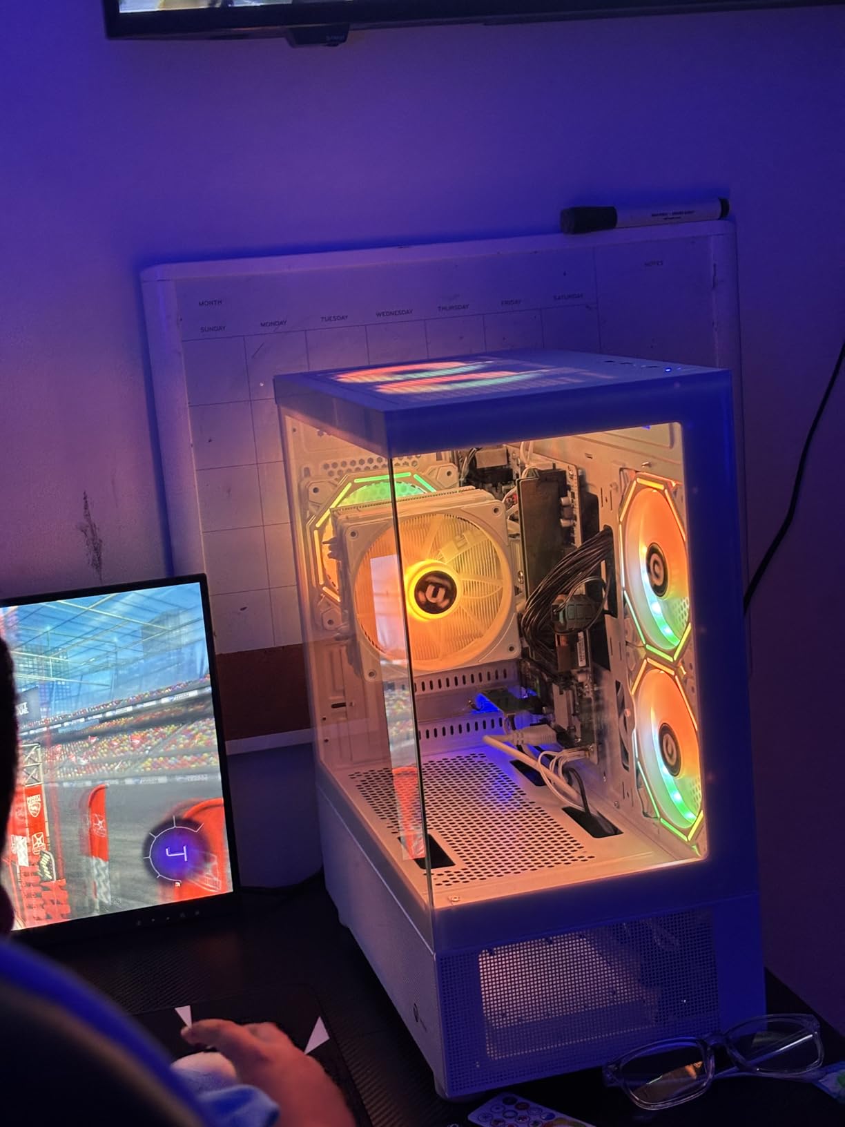 Gaming PC Desktop Computer, AMD Ryzen 5 5600GT 16GB RAM 1TB NVMe SSD, Prebuilt Tower PC with Integrated Graphics, ATX 3.0 Power, RGB Cooling Fans, Windows 11 Home customer photo 1