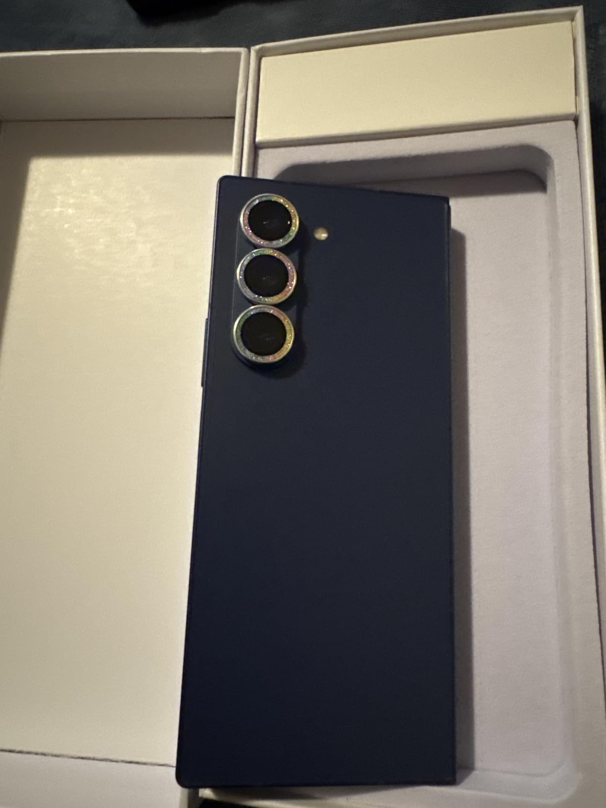 Samsung Galaxy Z Fold 6, 256GB, Navy - Unlocked (Renewed) customer photo 1