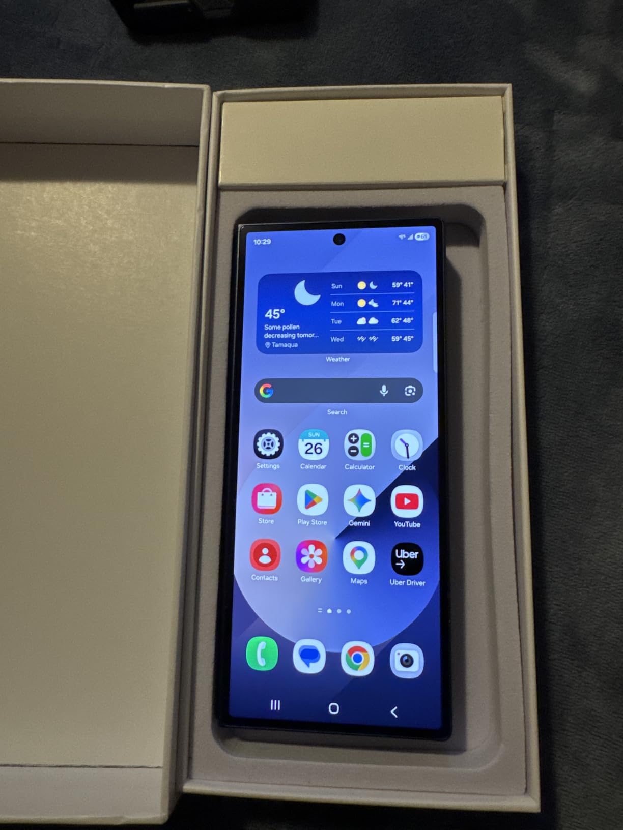 Samsung Galaxy Z Fold 6, 256GB, Navy - Unlocked (Renewed) customer photo 2