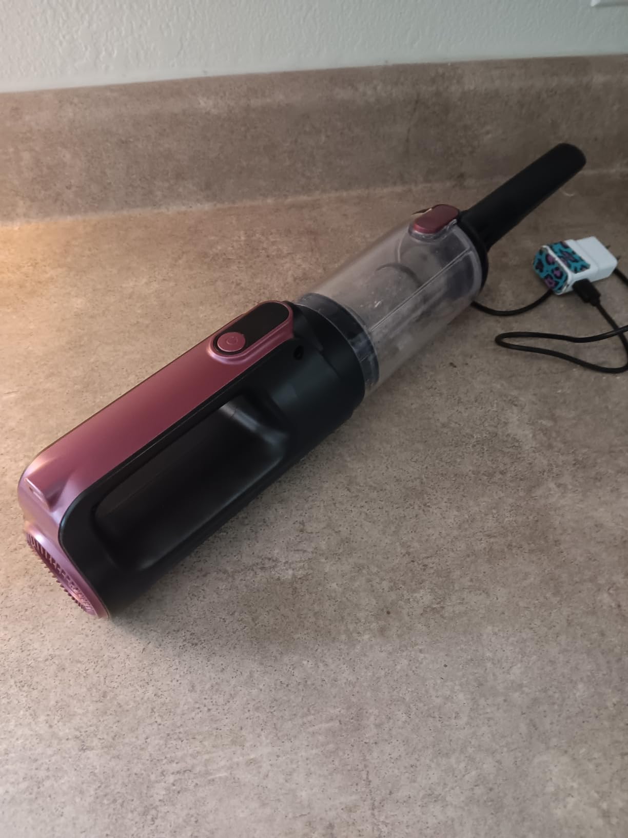 MONOZEL Car Vacuum Portable Cordless, 18000Pa 2 in 1 Vacuum Cleaner & Air Duster, 130W Brushless Motor Handheld Vacuum Cordless with 7800mAh Battery, LED Light, Multi-Nozzles customer photo 1