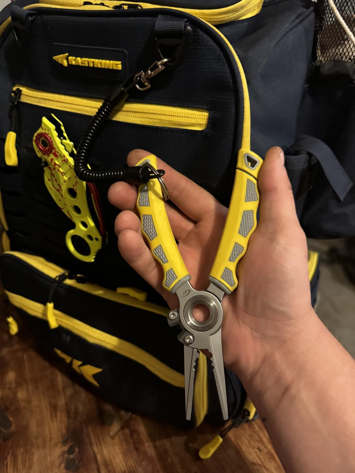 danco 7.5 Inch Fishing Pliers, 17-4 Stainless Steel, Tungsten Carbide Cutters, Saltwater Resistant Fishing Tool, Non-Slip Handles, Fresh/Saltwater Fishing Pliers customer photo 1