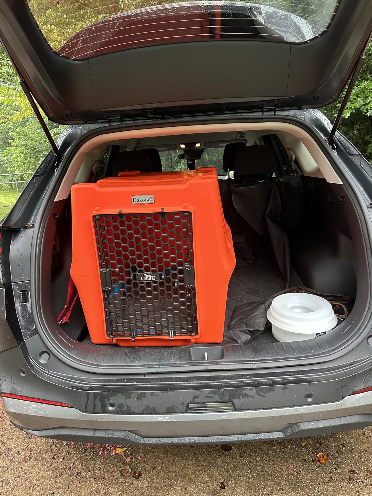Dakota 283 Canine Rough and Tough Economy Dog Crate w/Removable Two-Way Door - Heavy Duty Outdoor Kennel for Large Breed Dogs (Coyote Granite, Large) customer photo 2