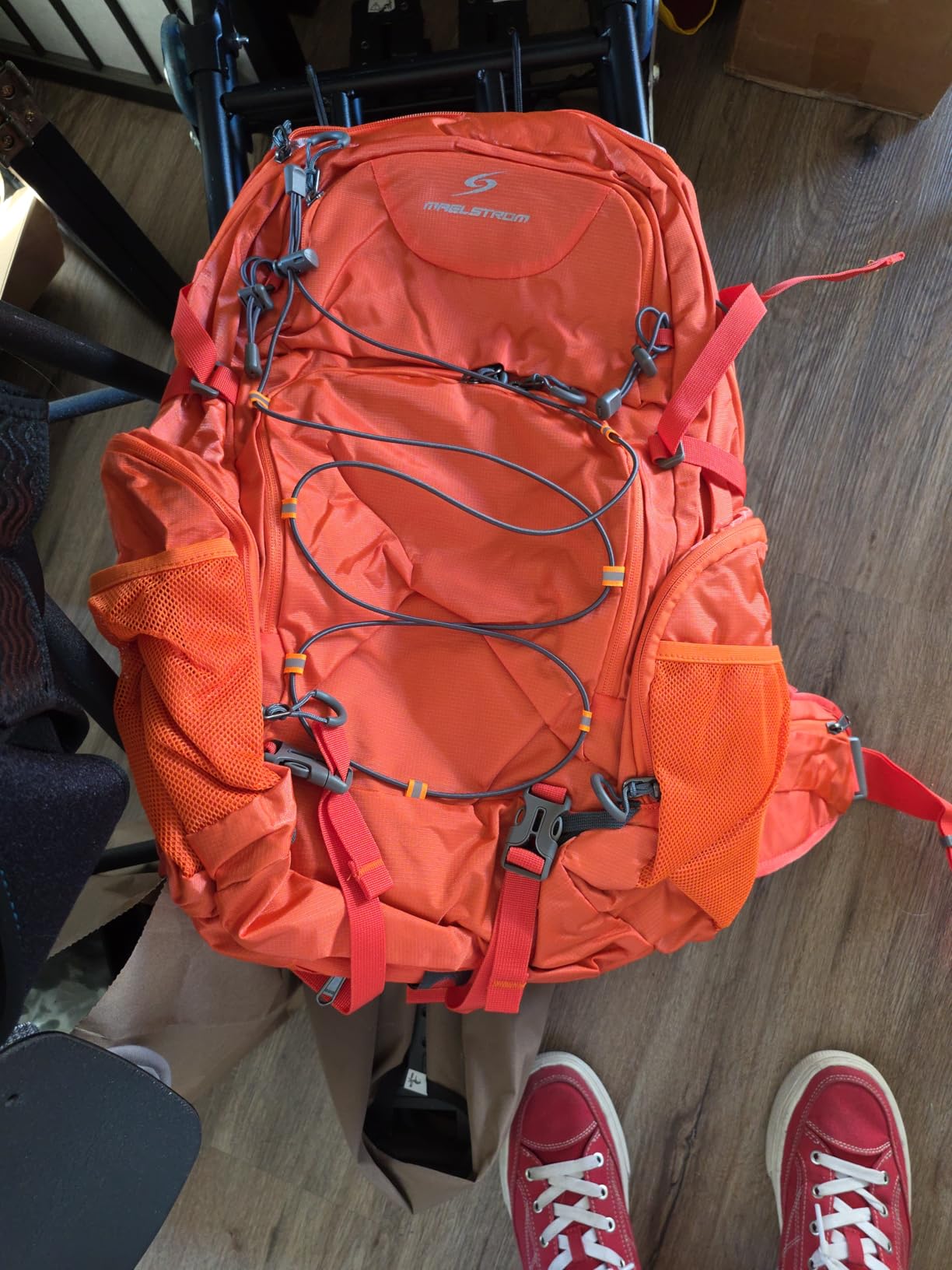 Maelstrom Hiking Backpack, 40L Waterproof Camping Daypack for Men and Women, Lightweight Travel Pack with Rain Cover customer photo 1
