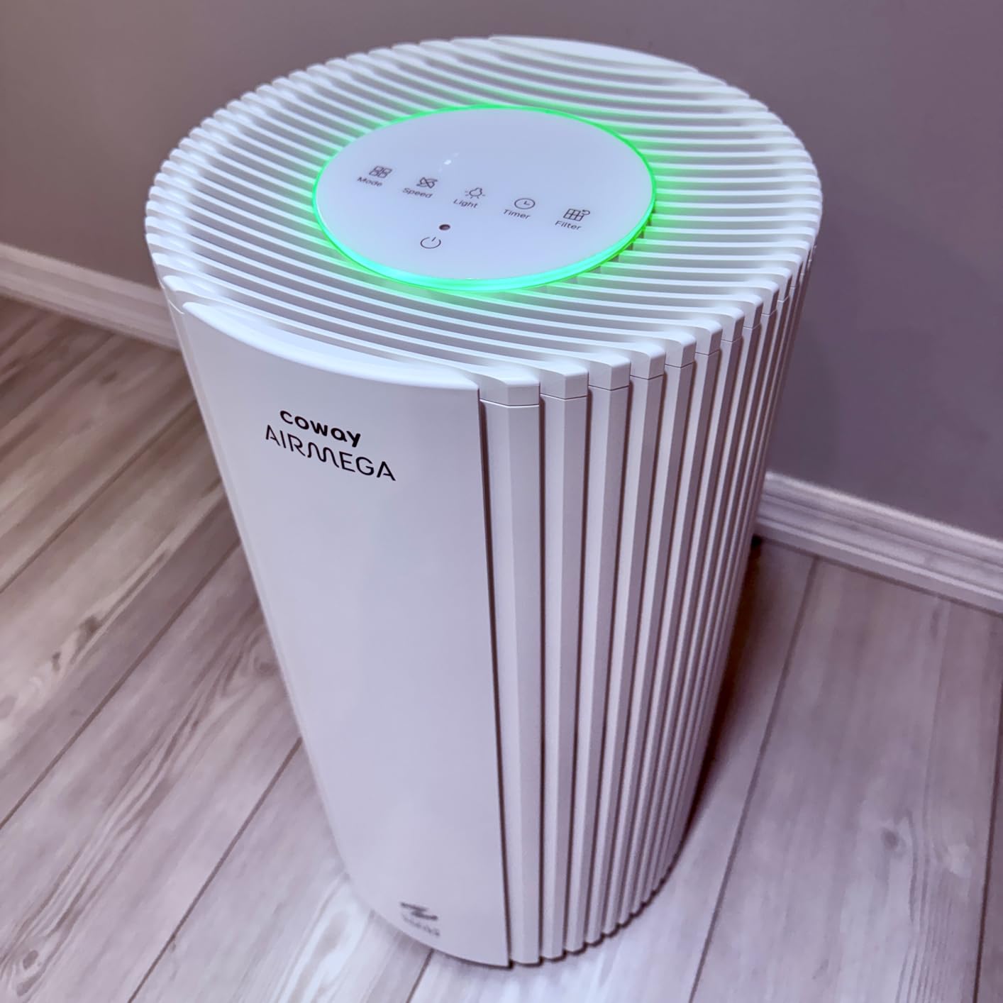 COWAY Air Purifier for Large Room Whole Home Up to 2,640 ft², HEPA Filter, Turbo Eco Mode, Energy Star, Airmega 350 customer photo 2