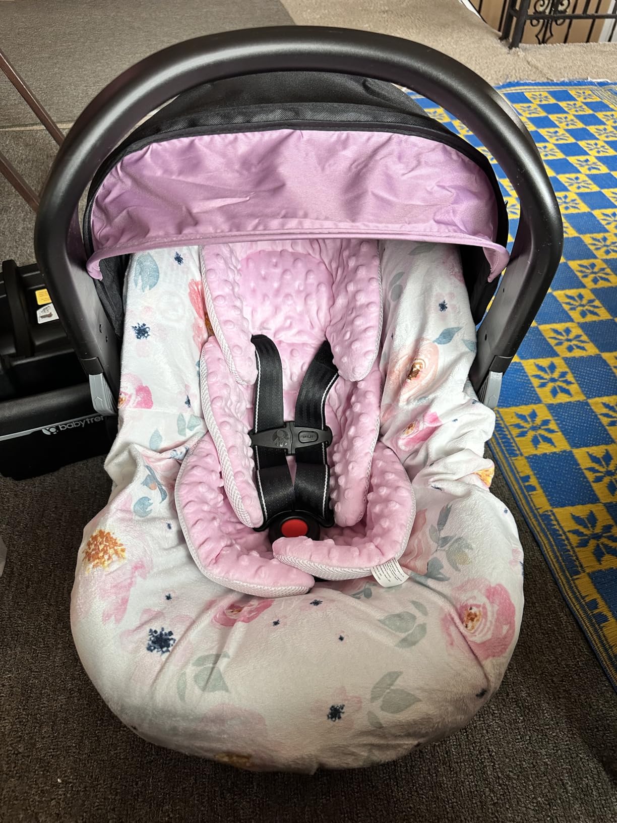Baby Trend EZ-Lift PRO Infant Car Seat, Dash Tan - Lightweight Premium Carry, Plush Infant Cushioning, Adjustable Harness Support customer photo 2
