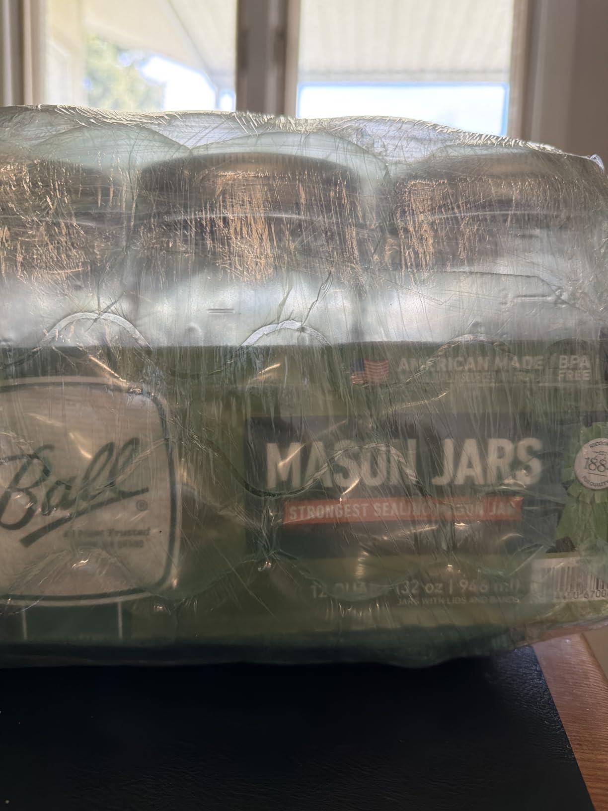 Ball - 32oz Wide Mouth Jars with Lids & Bands 12 Pack Jars, Large Glass Mason Jar for Food Storage with airtight Lid, 0.25 Gallon Glass Jar with Lid and Bands, Set of 12 customer photo 1