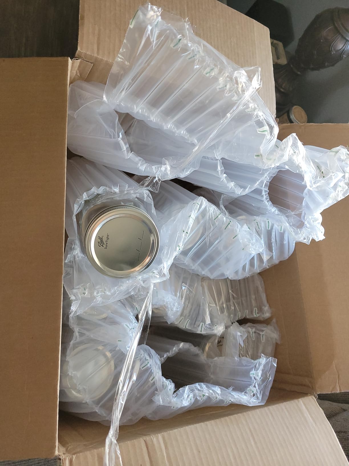 Ball - 32oz Wide Mouth Jars with Lids & Bands 12 Pack Jars, Large Glass Mason Jar for Food Storage with airtight Lid, 0.25 Gallon Glass Jar with Lid and Bands, Set of 12 customer photo 2