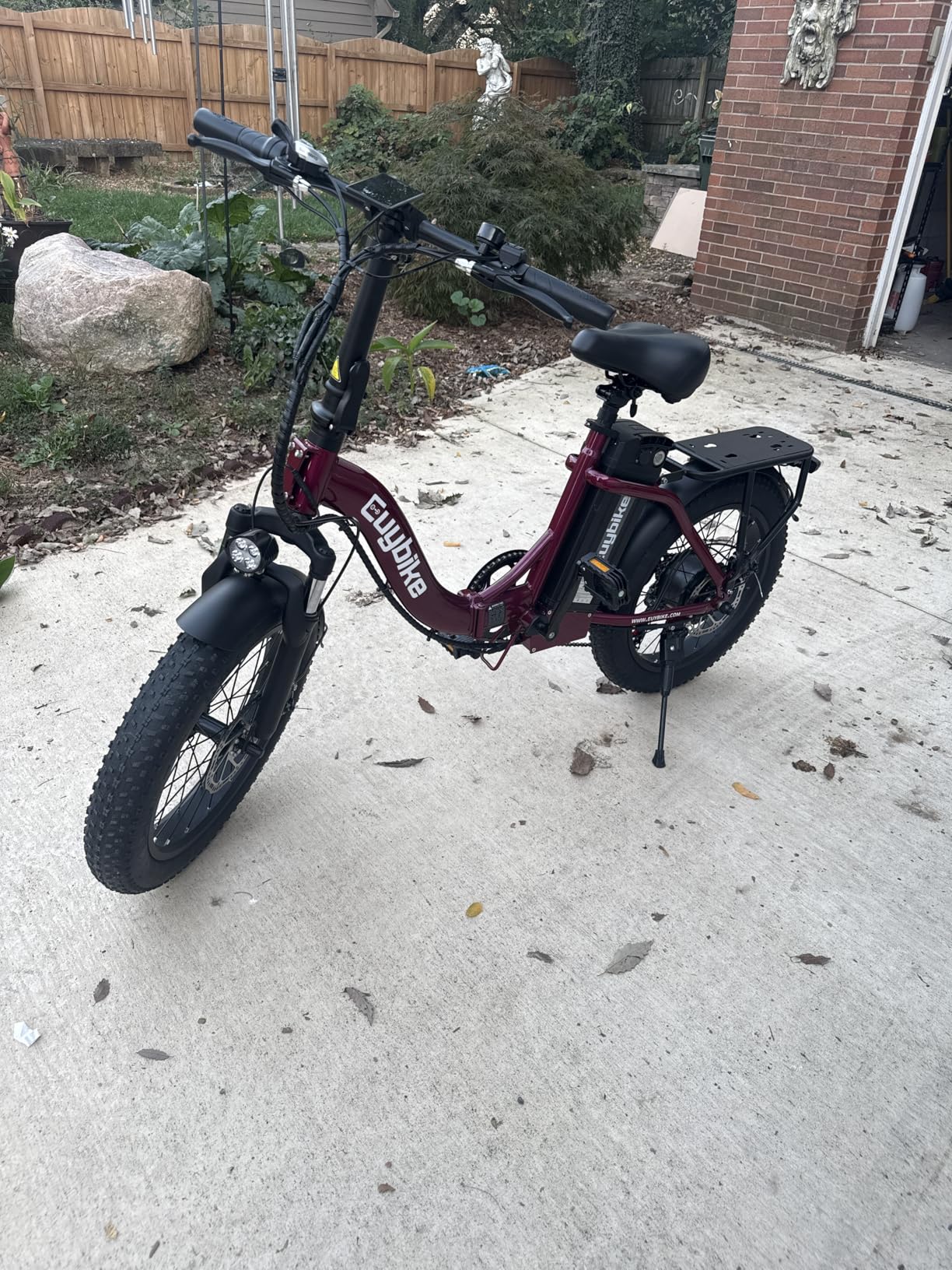 Folding Electric Bike for Adults with Peak 1000W Motor, 48V 20AH Battery up to 80 Miles, 20