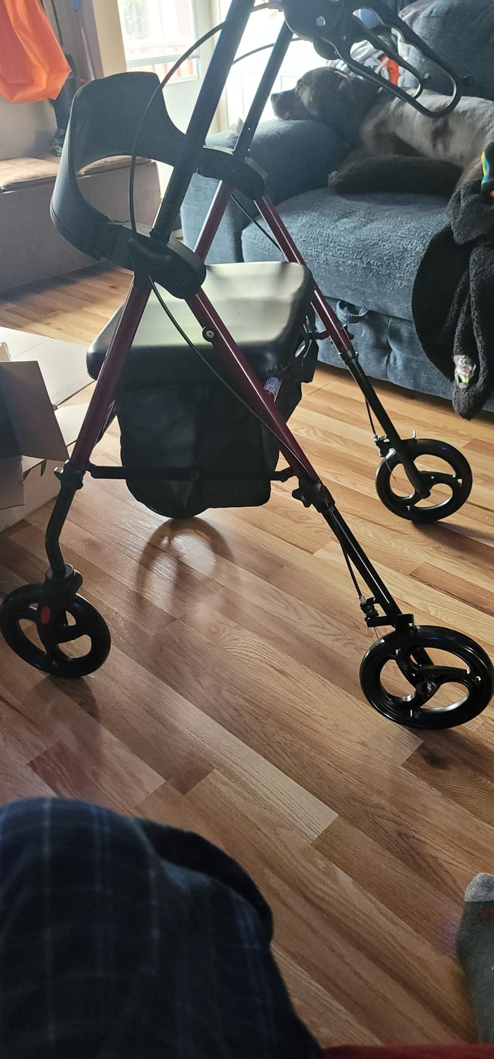 SOUNDFUSE Walkers for Seniors, Rollator Walker with Seat, 8